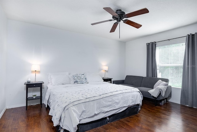 56 Levee Ln, Ormond Beach, FL 32174 - bedroom featuring wood finished floors and a ceiling fan