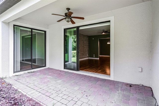 1394 Palmetto Dunes St, Champions Gate, FL 33896 - view of patio featuring a ceiling fan