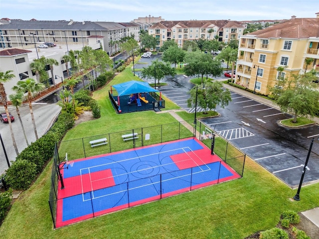 5038 Tideview Cir Unit 21, Orlando, FL 32819 - view of basketball court with a tennis court