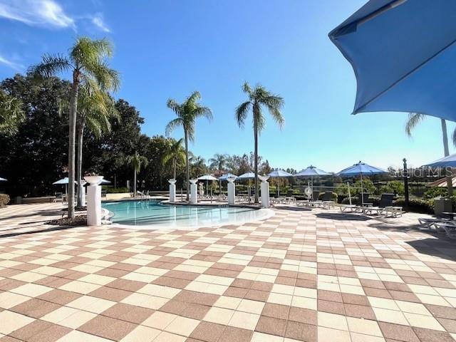 3014 Red Ginger Rd, Kissimmee, FL 34747 - community pool with a patio
