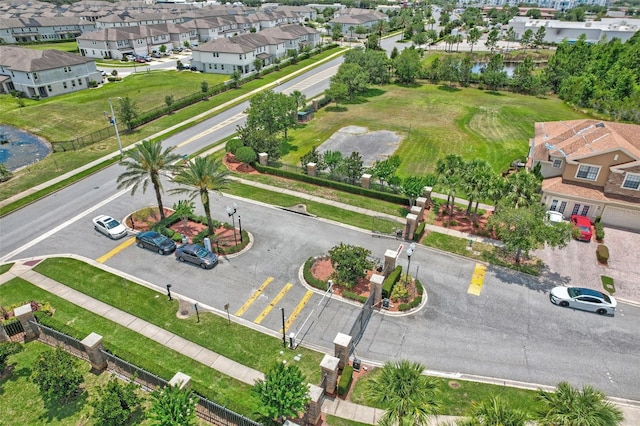 1628 Portofino Meadows Blvd, Orlando, FL 32824 - aerial perspective of suburban area with a large body of water