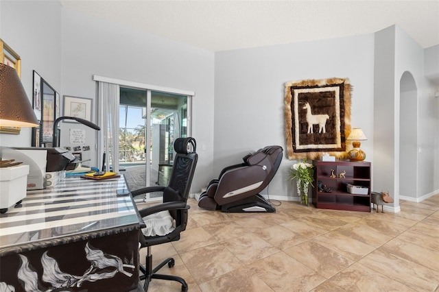 1760 Boat Launch Rd, Kissimmee, FL 34746 - office featuring arched walkways and baseboards