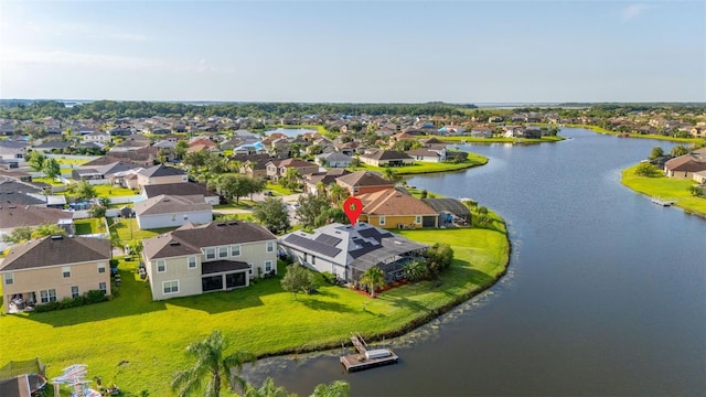 1760 Boat Launch Rd, Kissimmee, FL 34746 - aerial perspective of suburban area with a large body of water