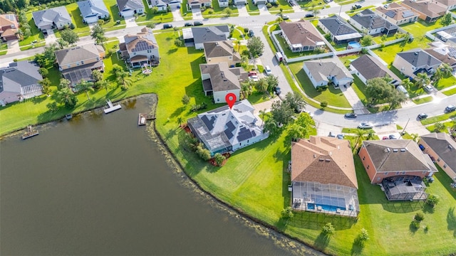 1760 Boat Launch Rd, Kissimmee, FL 34746 - aerial view of residential area with a nearby body of water