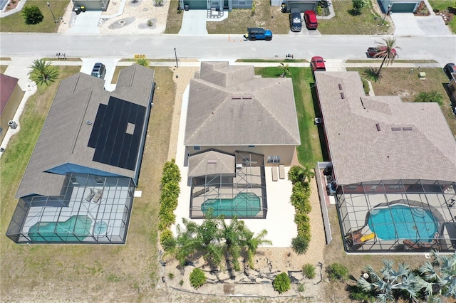 315 Wildflower Rd, Davenport, FL 33837 - aerial perspective of suburban area featuring a pool