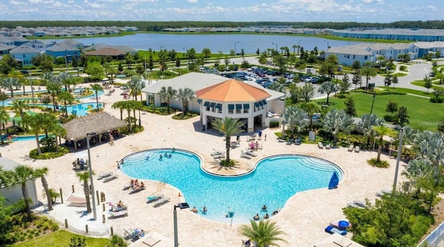 4903 Windermere Ave, Kissimmee, FL 34746 - community pool with a water view