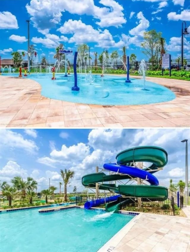 4903 Windermere Ave, Kissimmee, FL 34746 - community pool featuring a water play area and a water slide