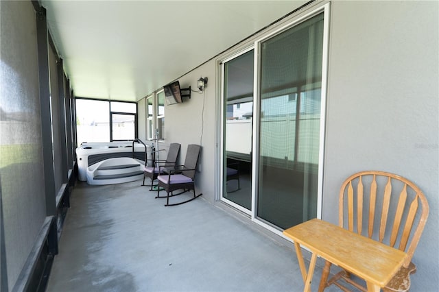 3442 Monaco Ln, Davenport, FL 33897 - sunroom / solarium with concrete flooring