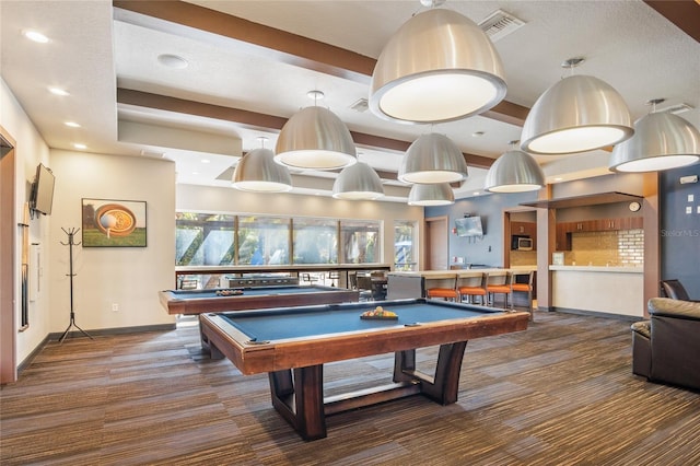 1312 Royal St George Blvd, Davenport, FL 33896 - playroom with pool table, baseboards, and recessed lighting