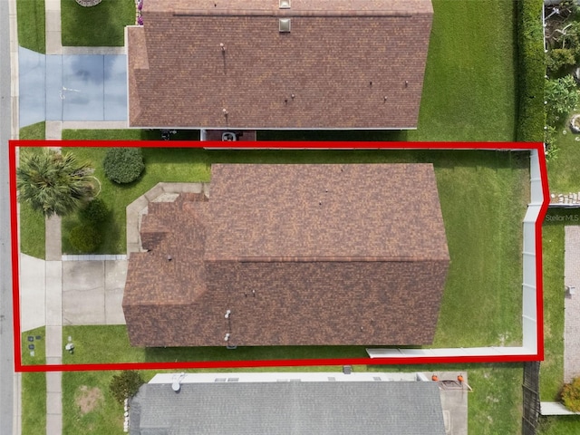 2912 Lazlo Ln, Orlando, FL 32837 - aerial view of property and surrounding area with property boundaries highlighted