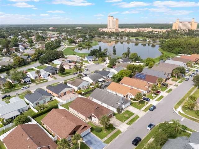 2912 Lazlo Ln, Orlando, FL 32837 - aerial overview of property's location featuring a large body of water and nearby suburban area