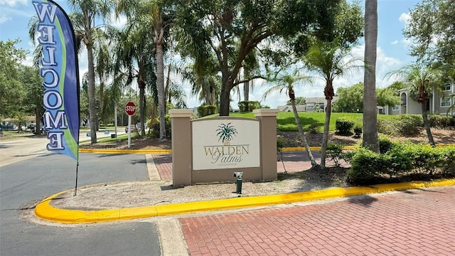 4728 Walden Cir Unit 32, Orlando, FL 32811 - community / neighborhood sign featuring uncovered parking