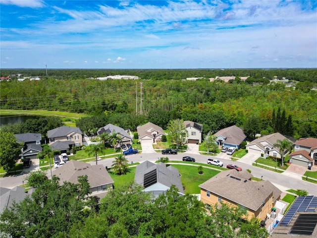 1851 Hammock Moss Dr, Orlando, FL 32820 - aerial perspective of suburban area featuring a heavily wooded area