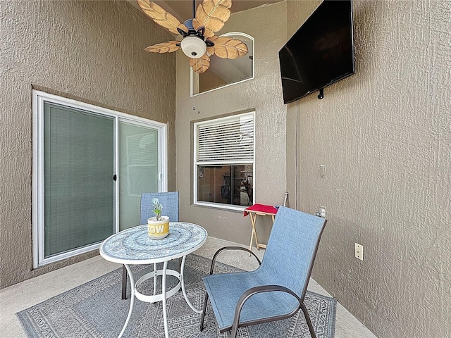1364 Rebecca Dr, Haines City, FL 33844 - view of patio / terrace with a ceiling fan