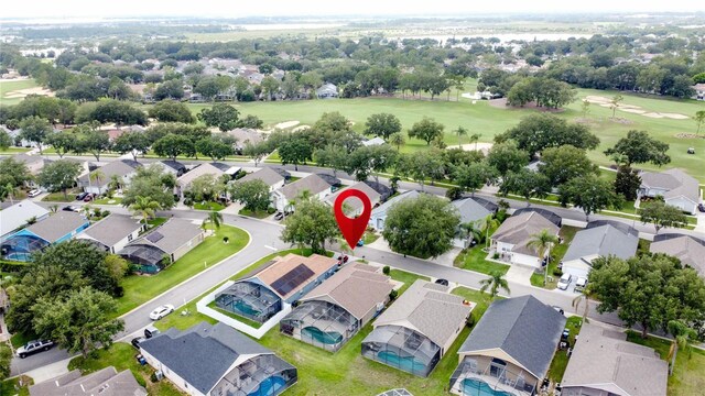 1364 Rebecca Dr, Haines City, FL 33844 - aerial view of residential area with a local golf course