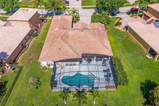 3427 Harborside Ct, Kissimmee, FL 34746 - aerial view of property and surrounding area with a pool area