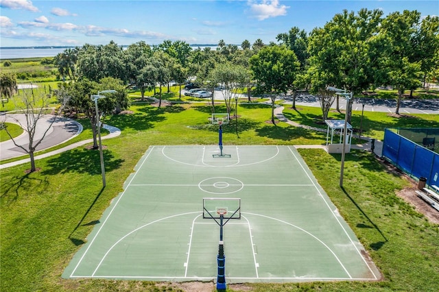 3427 Harborside Ct, Kissimmee, FL 34746 - view of basketball court with community basketball court