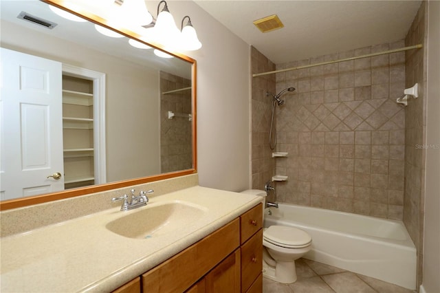 1843 Harbor Blvd, Kissimmee, FL 34744 - bathroom featuring tile patterned flooring, vanity, and shower / bath combination