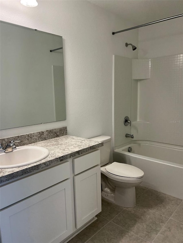 254 Mandovi St, Davenport, FL 33837 - full bath with toilet,  shower combination, tile patterned flooring, and vanity