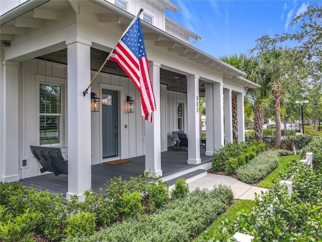 960 Civitas Way, Winter Garden, FL 34787 - property entrance with covered porch and board and batten siding