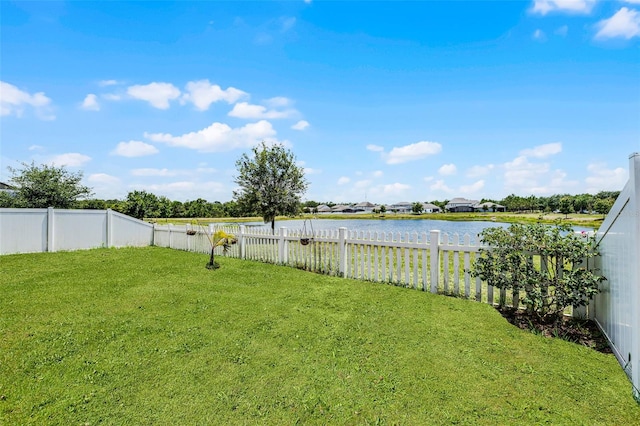 3420 Middlebrook Pl, Harmony, FL 34773 - fenced backyard featuring a water view