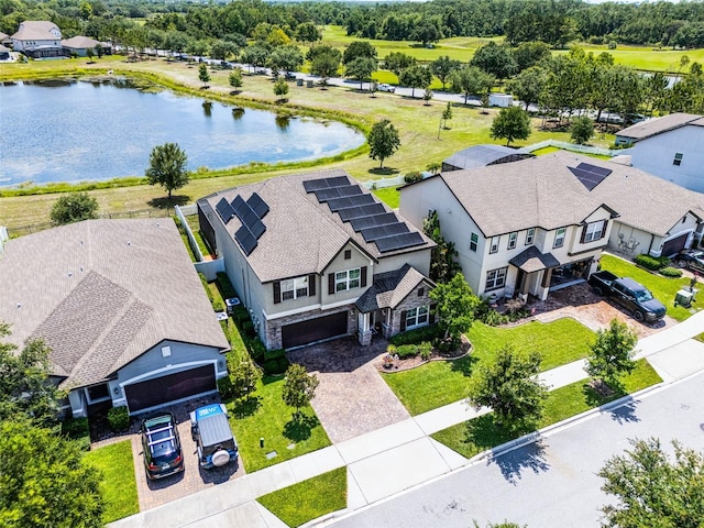 3420 Middlebrook Pl, Harmony, FL 34773 - aerial view of residential area with a nearby body of water