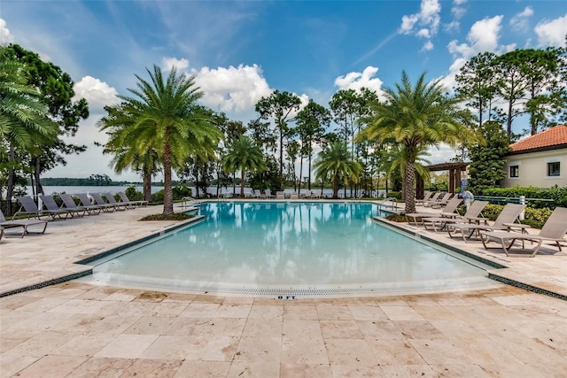 10836 Royal Cypress Way, Orlando, FL 32836 - community pool featuring a patio