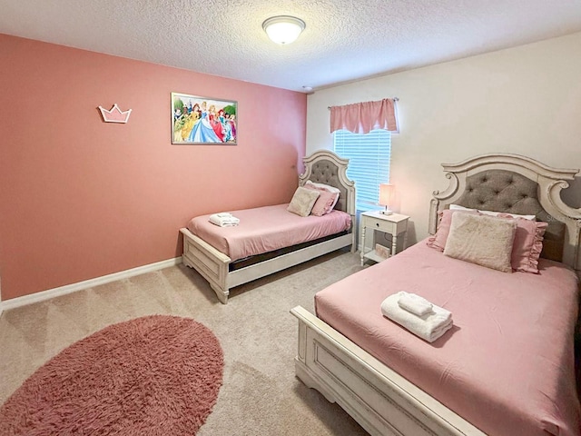 1876 Summer Dr, Davenport, FL 33897 - carpeted bedroom with a textured ceiling and baseboards