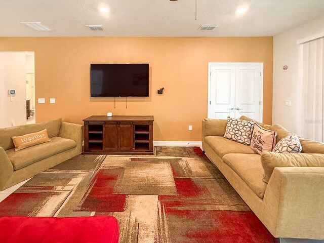 1876 Summer Dr, Davenport, FL 33897 - living room with baseboards and ceiling fan