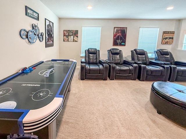 1876 Summer Dr, Davenport, FL 33897 - home theater featuring carpet flooring and recessed lighting