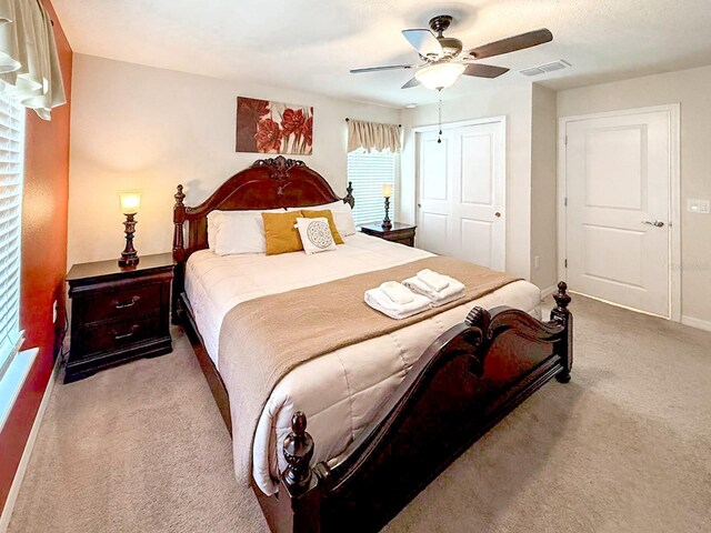 1876 Summer Dr, Davenport, FL 33897 - bedroom featuring carpet floors, ceiling fan, and baseboards