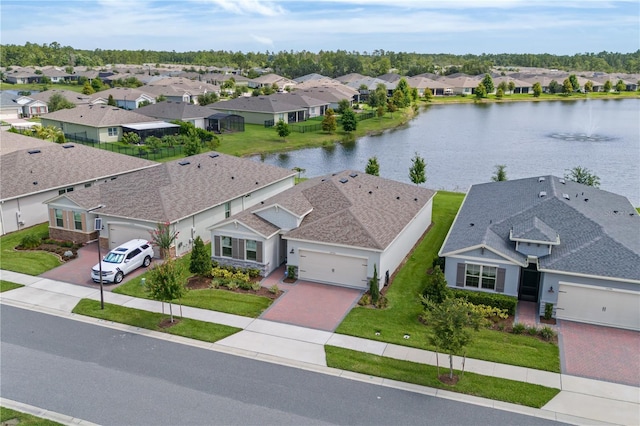 17795 Blazing Star Cir, Clermont, FL 34714 - aerial view of residential area featuring a nearby body of water