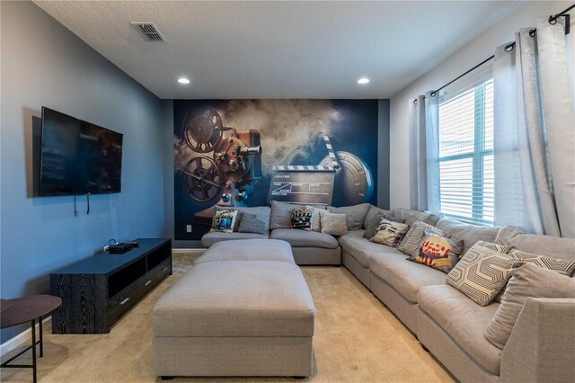 2623 Calistoga Ave, Kissimmee, FL 34741 - living area featuring light colored carpet and recessed lighting