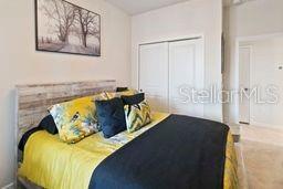 bedroom with a closet