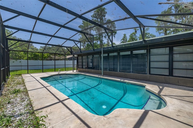 4307 Oak Ct, Saint Cloud, FL 34769 - view of pool with a patio area and glass enclosure
