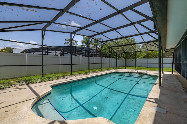 4307 Oak Ct, Saint Cloud, FL 34769 - view of swimming pool with a patio area and a lanai