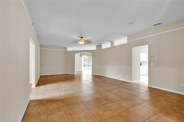 4065 Kingsley St, Clermont, FL 34711 - empty room featuring light tile patterned floors and a chandelier