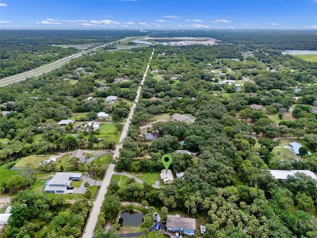 5381 Avocado Ave, Cocoa, FL 32926 - aerial view of a heavily wooded area