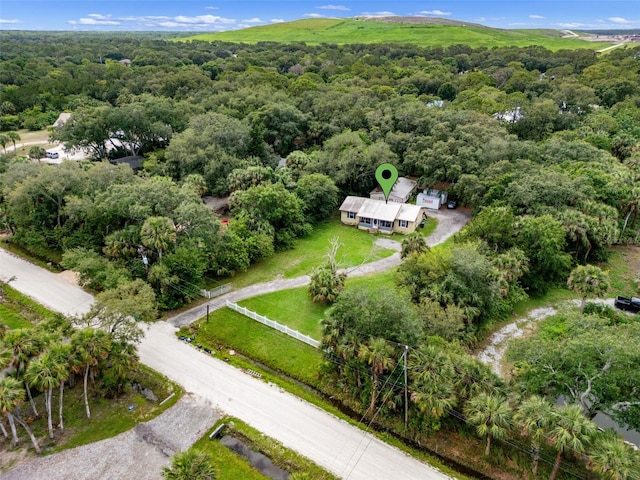 5381 Avocado Ave, Cocoa, FL 32926 - drone / aerial view of a heavily wooded area