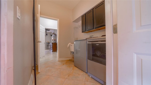 2851 Granada Blvd, Kissimmee, FL 34746 - laundry area featuring cabinet space and light tile patterned flooring