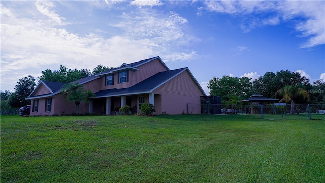 2851 Granada Blvd, Kissimmee, FL 34746 - view of side of property with a gazebo and stucco siding