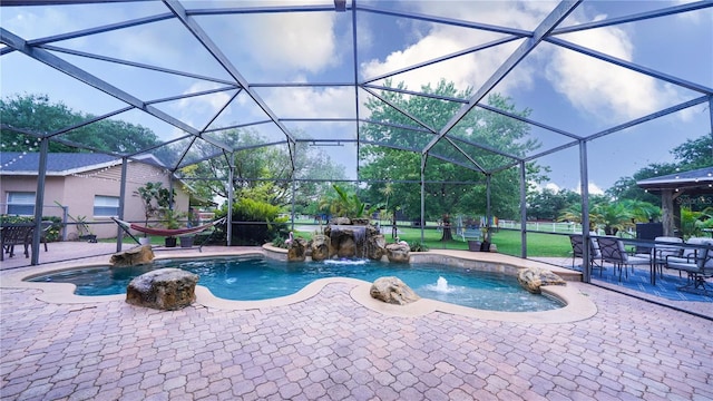 2851 Granada Blvd, Kissimmee, FL 34746 - swimming pool featuring a patio area and a lanai