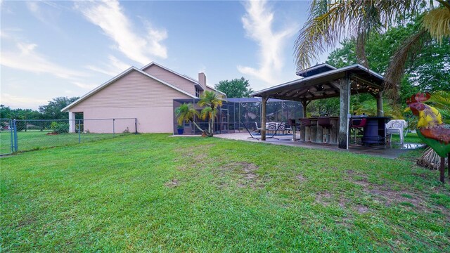 2851 Granada Blvd, Kissimmee, FL 34746 - view of yard with a gazebo and a patio area