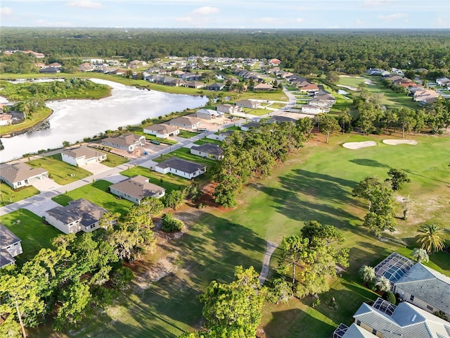 9127 Players Dr, Weeki Wachee, FL 34613 - aerial perspective of suburban area featuring a golf club and a large body of water
