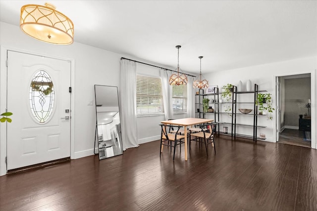 736 Forest Glen Ct, Maitland, FL 32751 - dining space featuring plenty of natural light and dark wood-style flooring