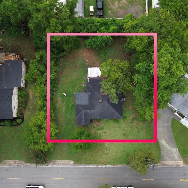 1615 NE 9th St, Ocala, FL 34470 - aerial overview of property's location featuring property boundaries highlighted