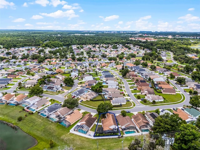 2561 Montego Bay Blvd, Kissimmee, FL 34746 - aerial view of property and surrounding area featuring nearby suburban area and a nearby body of water