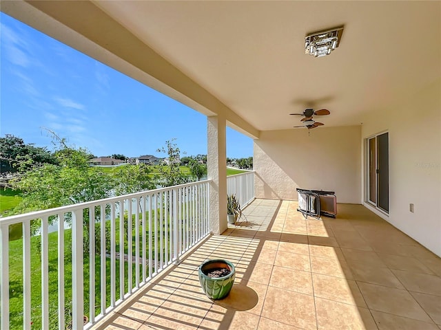 16072 Shasta St, Clermont, FL 34714 - balcony with a ceiling fan