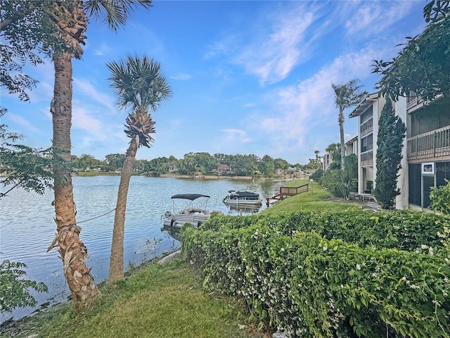 626 Orange Dr Unit 243, Altamonte Springs, FL 32701 - dock area with a water view
