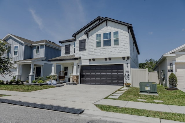 466 Cool Summer Ln, Davenport, FL 33837 - view of front of house with an attached garage and concrete driveway